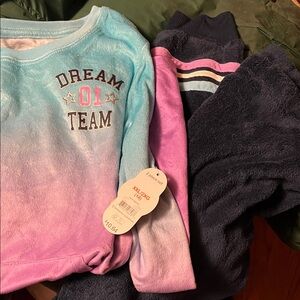 Colorful Ombre Sweatshirt and Pants Set